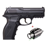 Pistola Aire Comprimido Crosman P10 + Laser Rojo + Linterna 