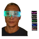 Gafas De Neón Led Para Fiesta De Cosplay Futurista Cyberpunk