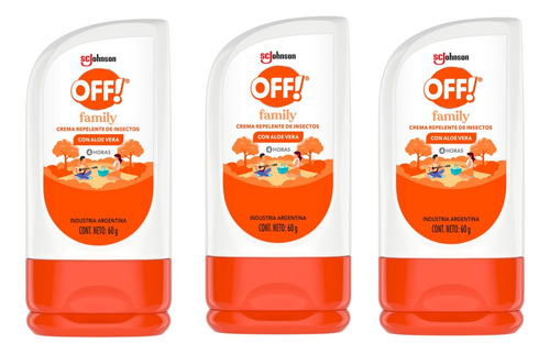 Off! Repelente 60g X3 Unidades