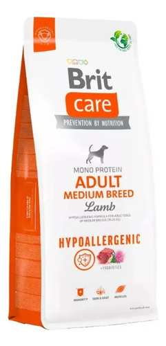 Brit Care Dog Hypoallergenic Adult Medium Breed 12kg