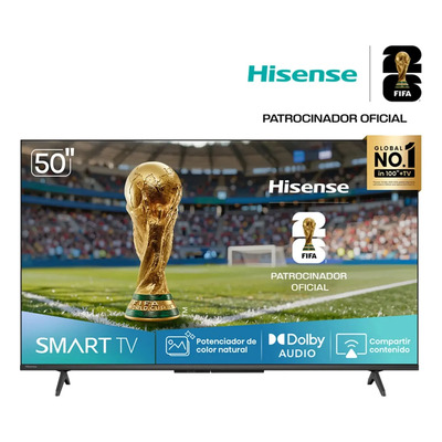 Smart TV Hisense Pantalla 50 Pulgadas 50A4NV | Mismo precio en cuotas