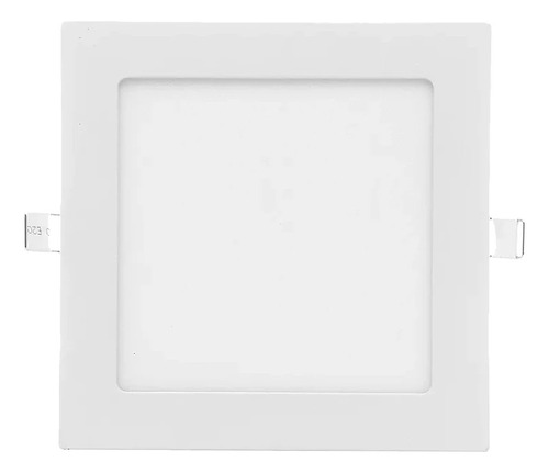 Luminaria Led Sica 12w Cuadrada Embutir Luz Fría