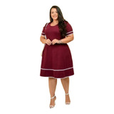 Vestido Evangélico Social G1 G2 G3 Plus Size Roupas Feminina