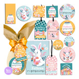 Kit Imprimible Felices Pascuas Lovely Tags Etiquetas Sticker