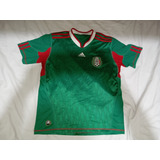 Jersey Selección Mexicana 2010 Para Niño Original T-m 