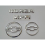 Emblema Corsa Mpfi Logo Trasero  Delantero Kit Cromado 4ptas Chevrolet Corsa