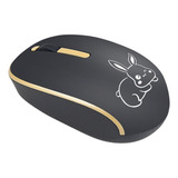 Mouse Sem Fio 2.4g Com Receptores Usb E Tipo C Para Notebook