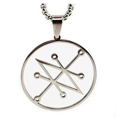 Collar Dije Azazel Sigilo Demonio Espía Acero Inoxidable | MercadoLibre