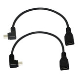 Riieyoca Cable De Extensin Micro Usb  Cable De Carga Y Sincr