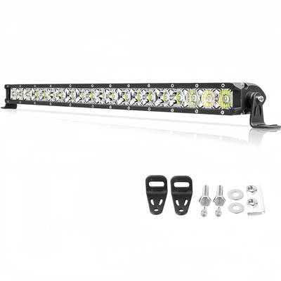 1pcs 20inch Faros Slim Auxiliares Barra Led Universal Blanco | MercadoLibre