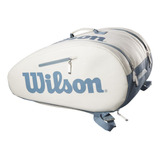 Paletero Wilson - Women's Padel Racket Bag - Padel Color Blanco/celeste