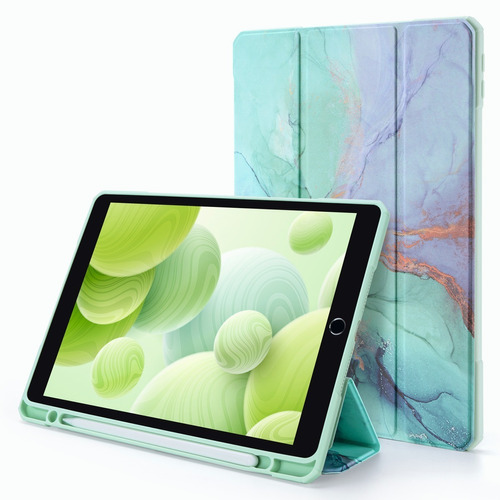 Funda Para iPad 10.2 9ª 8ª 7ª Generación Protector Verde