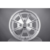 Rodas Porsche 914 Para Fusca Aro 15x6 4x130 (jogo) + Bicos Cor Prata Diamantada