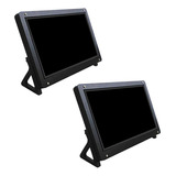 2x 7 Pulgadas Monitor Lcd Estuche Soporte Soporte Soporte .