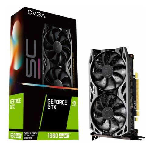 Placa De Video Nvidia Gtx 1660 Super 6gb Evga Dual Cooler