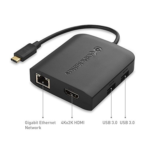 Adaptador Multipuerto Tipo C A Rj45 Hdmi 4k Usb Para Macbook