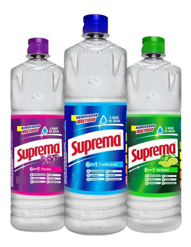 Removedor Multiuso 6x1 Limpeza Uso Geral 500ml Fragrâncias