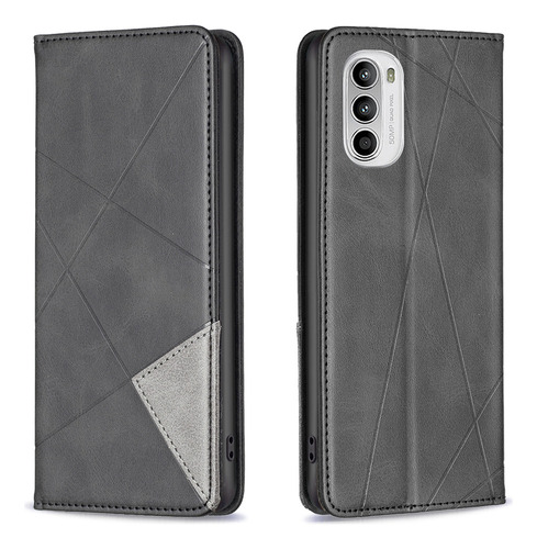 Funda De Teléfono Tipo Cartera De Piel Magnética Resistente