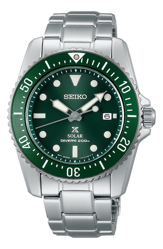 Relógio Seiko Prospex Sne583 Diver Solar Verde 
