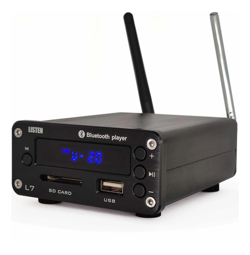 Midia Player Estéreo Decodificador Bluetooth Usb Sd Rádio Fm