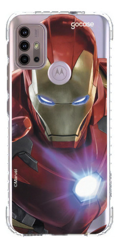 Capa Capinha Eu Sou O Homem De Ferro! Moto G10 G20 G30 Cor Transparente