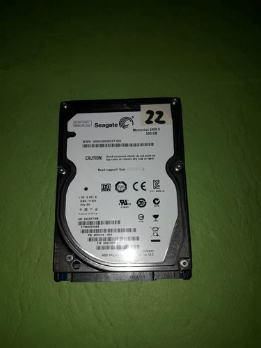 Disco Rigido Notebook Seagate St9500325as 500 Gb