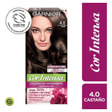 Tintura Garnier Tono 4.0 Castaño Cor Intensa