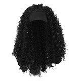 Chic Afro Kinky Curly Peluca Elegante Ondulado 55-58cm