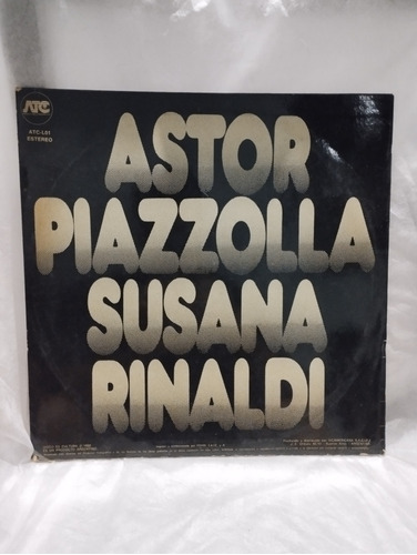 Susana Rinaldi,astor Piazzolla Vinilo 