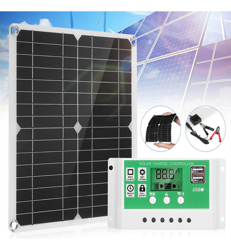 Kit De Controlador De Panel Solar Monocristalino De 150w 12v