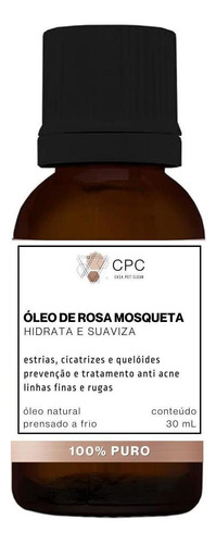 Óleo De Rosa Mosqueta Puro 30 Ml