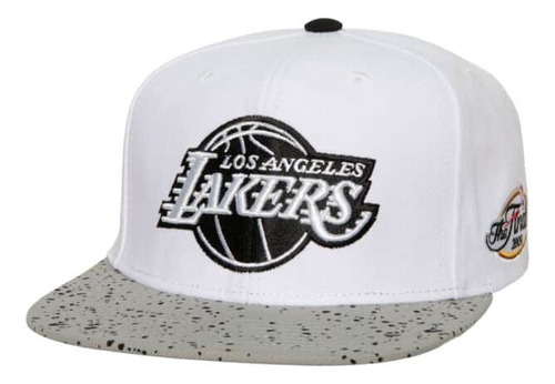 Gorra Mitchell & Ness Los Ángeles Lakers White - Silver