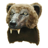 Máscara De Oso Brown Bear Helmet 26426 Color Marrón Oscuro