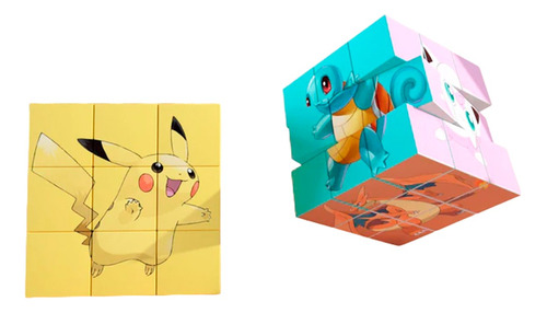 Pokemon Picahu Cubo Mágico Cubo Rubik 3x3