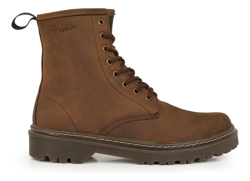 Borcego Hombre Cuero Bota Zapato Confort Caña Media Briganti