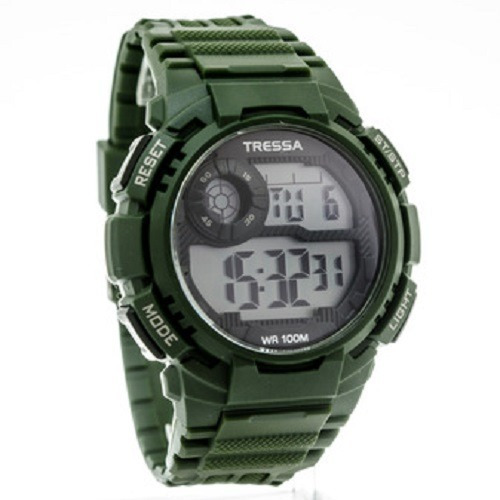 Reloj Tressa Ricky Verde Wr100m Luz Crono Watchcenter