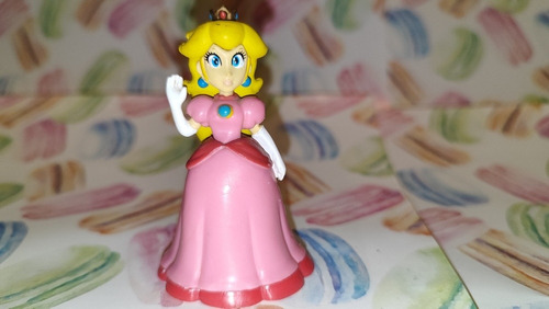 Figura Princesa Peach Vintage Nintendo 2007 Super Mario Bros