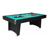 Mesa De Billar Multifunción Solex 91749-sr De 84  X 46.5  X 31  Color Negro Con Superficie De Juego De Piedra Pizarra, Paño Verde