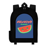 Mochila Negra Kawaii A13