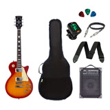 Kit Guitarra Strinberg Les Paul Lps230 + Caixa Amplificada