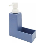Dispenser Detergente C/porta Esponja Plastico Crystal Rock