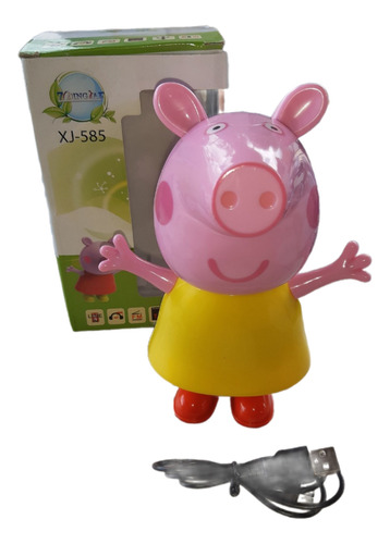 Caixa De Som Portátil Peppa Pig Mp3