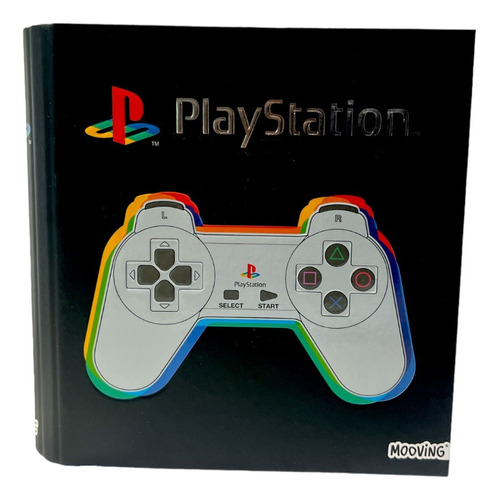 Carpeta Escolar N3 Mooving Playstation Joystick Ps4 Juegos!!