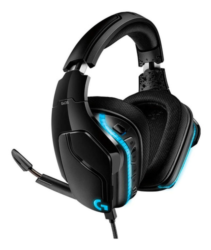 Auriculares Headset Gamer 7.1 Rgb Logitech G635 Pc Ps4 Xbox