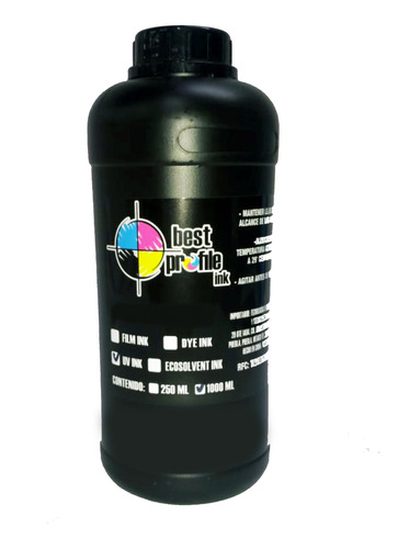 500 Ml  Tinta Uv  Cmyk Epson Xp600 Tx800 I3200 Dx5 Dx7