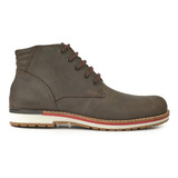 Borcego Hombre Cuero Bota Briganti Goma Casual - Hcbo00914  