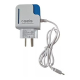 Cargador Tipo C Carga Rápida 220v Doble Usb Fuente Cable