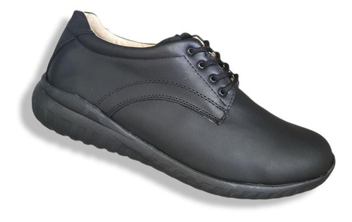 Zapatos Negros Piel Ligeros Alto Confort Chef Dr Hosue 5807