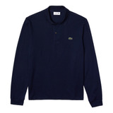 Chomba Lacoste Hombre Manga Larga L1312 Classic Ft Azul M Pr