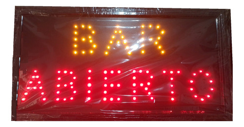 Cartel Led Bar Abierto Import. O La Q`quieras Nac. Leer Desc